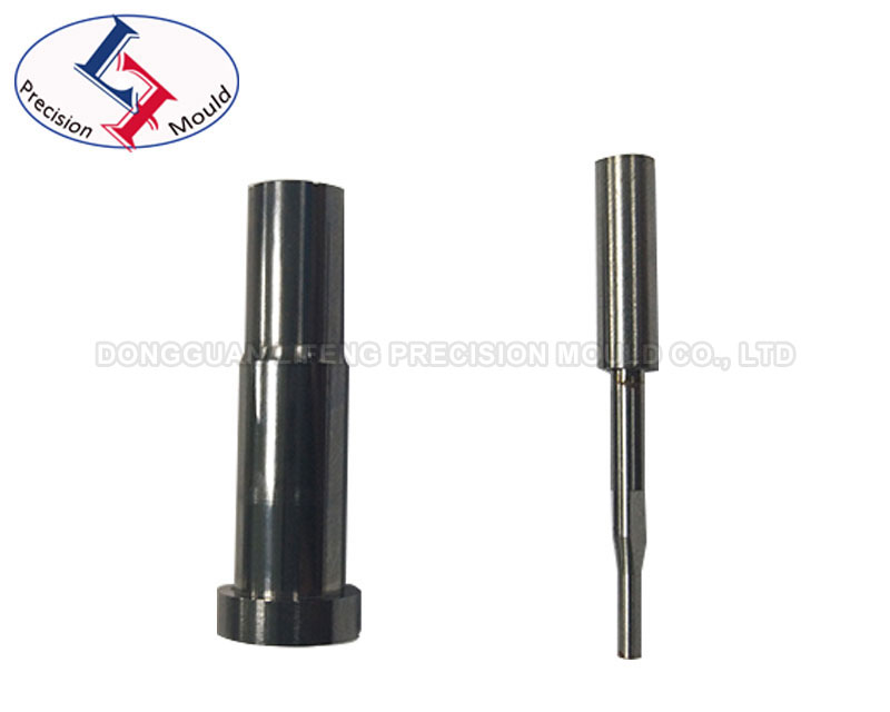 Round carbide punches with TICN coating