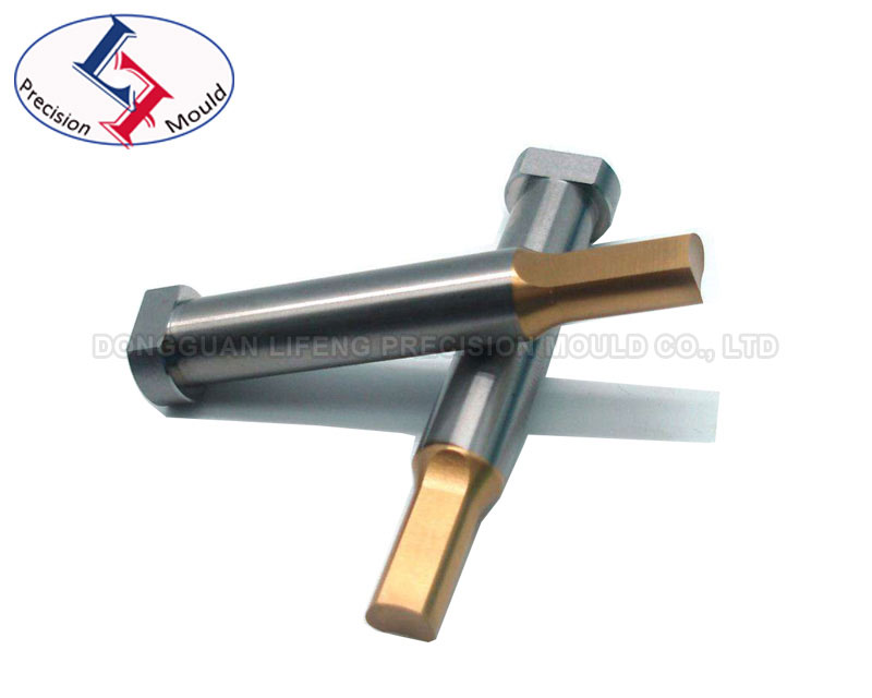 Round steel punch with TIN coating